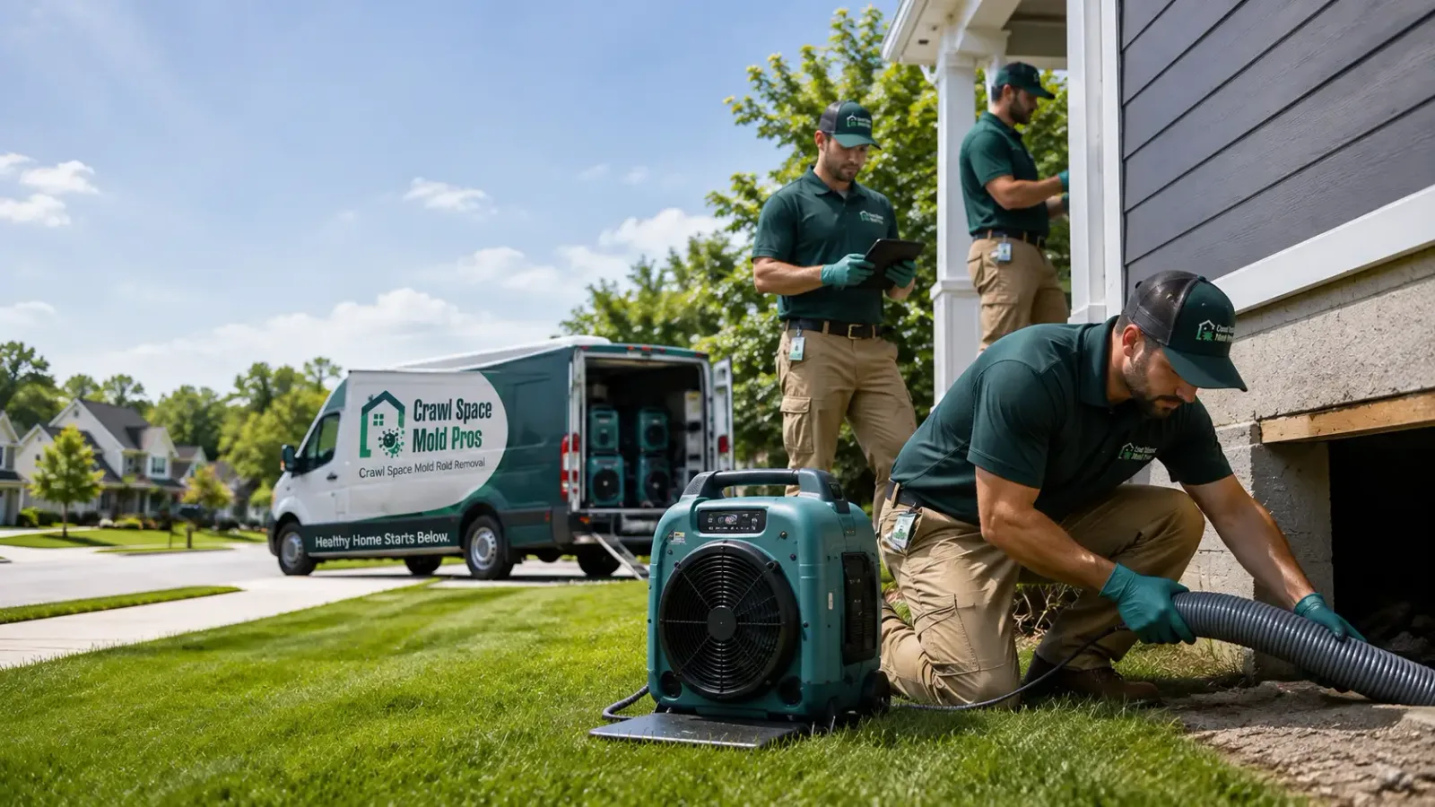 Crawl Space Mold Removal in Holmesville, OH
